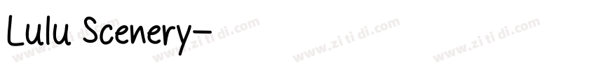 Lulu Scenery字体转换